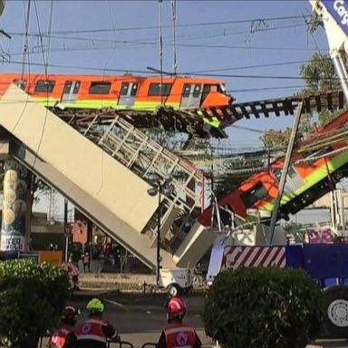 VIDEO: New images show massive damage in Mexican train wreck that killed at least 24