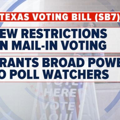 VIDEO: Florida, Texas move forward with restrictive voting laws