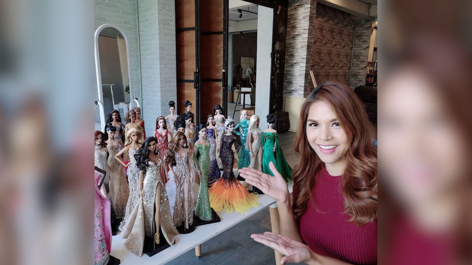 VIDEO: Designer creates stunning runway-ready doll looks