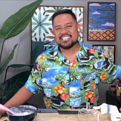 Sheldon Simeon, author of 'Cook Real Hawaii', showcases his mouth-watering recipes 