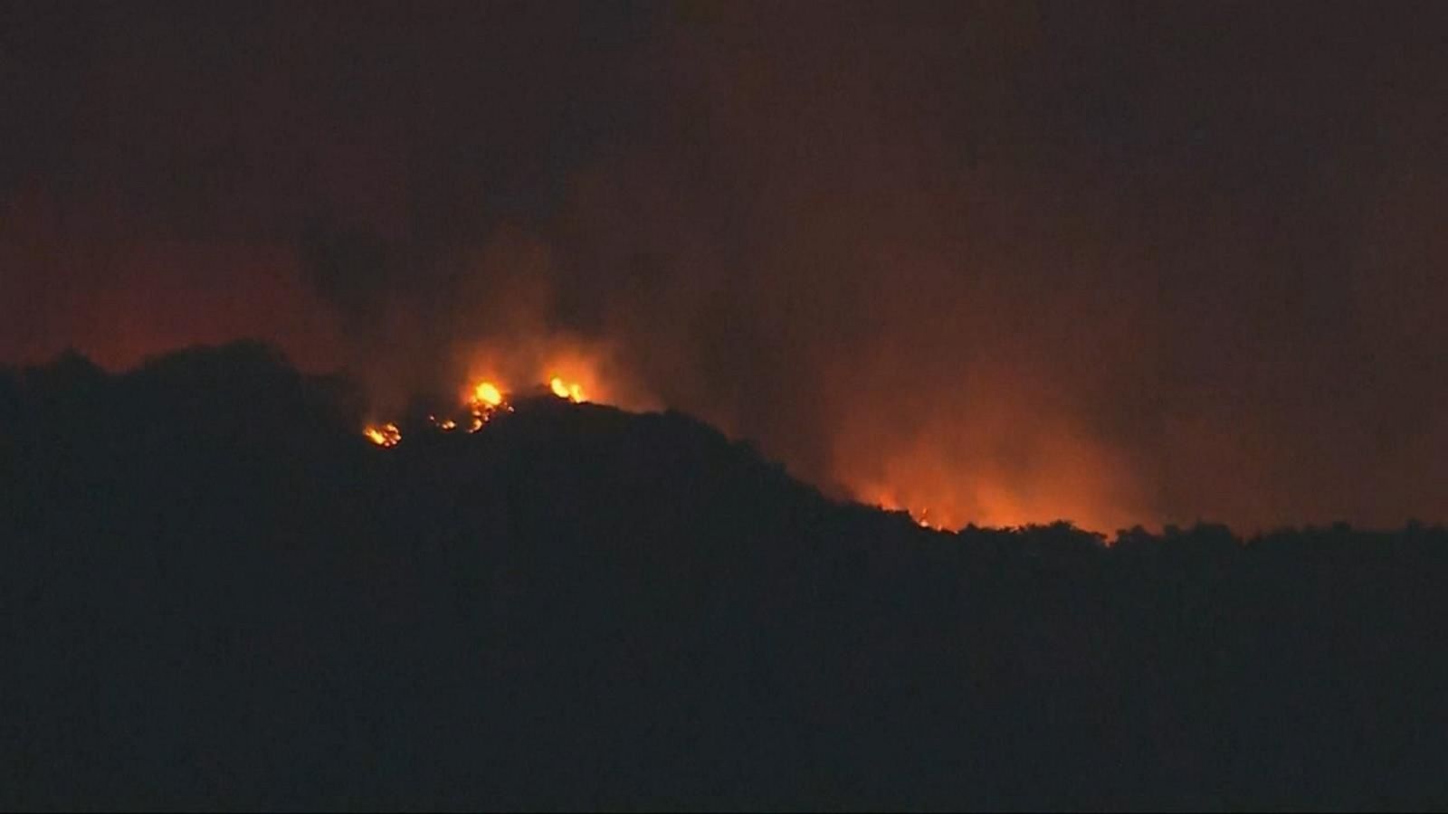 VIDEO: Wildfires raging in Southern California