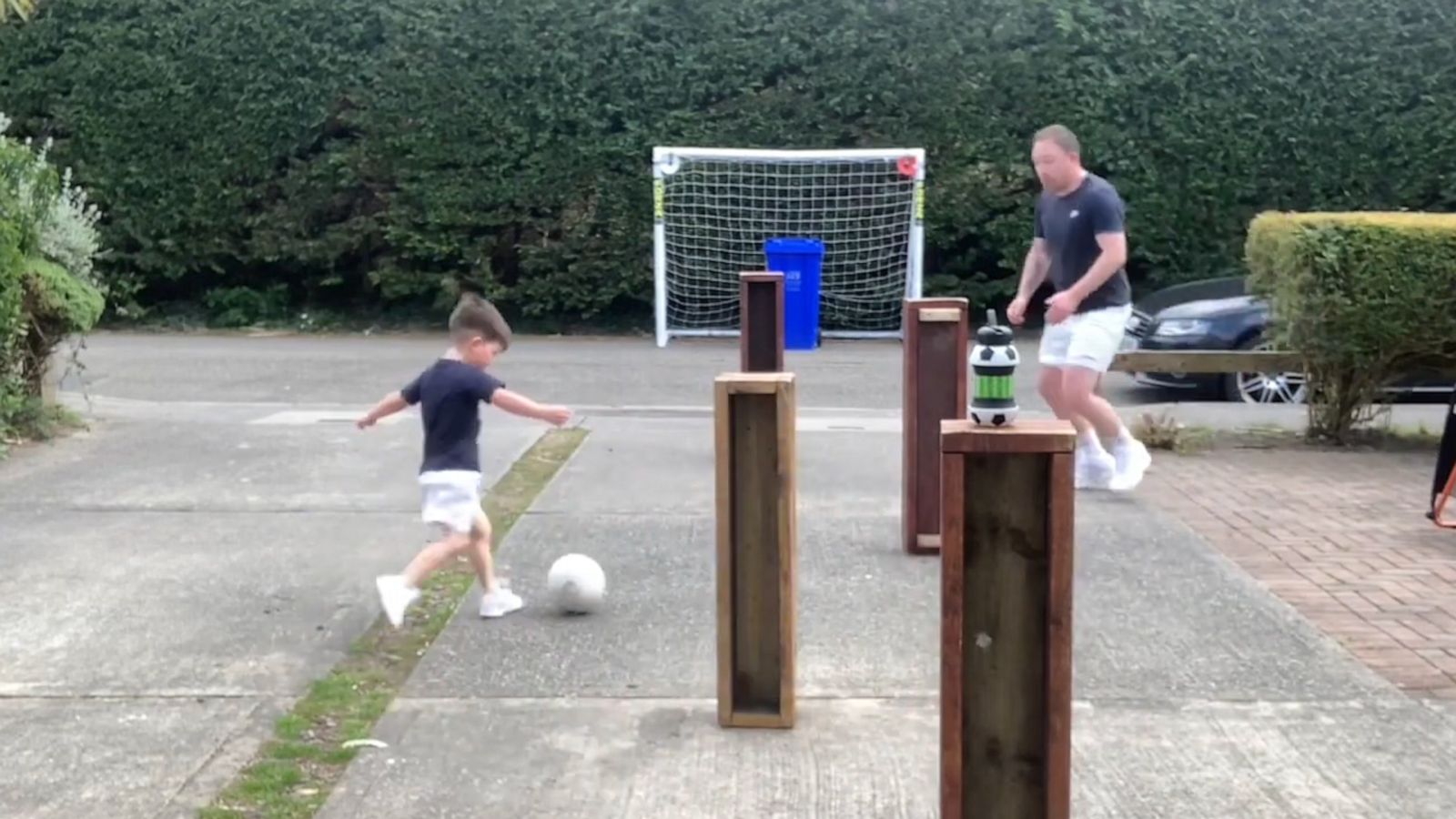 VIDEO: Father and son just played the perfect goal