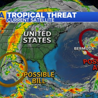 VIDEO: 2 tropical threats in the Atlantic and Gulf