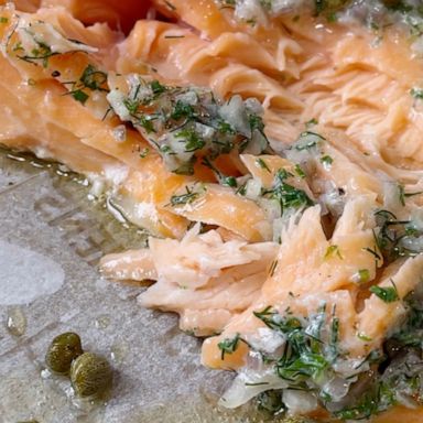 VIDEO: Make this melt in your mouth slow baked salmon with herb shallot butter at home