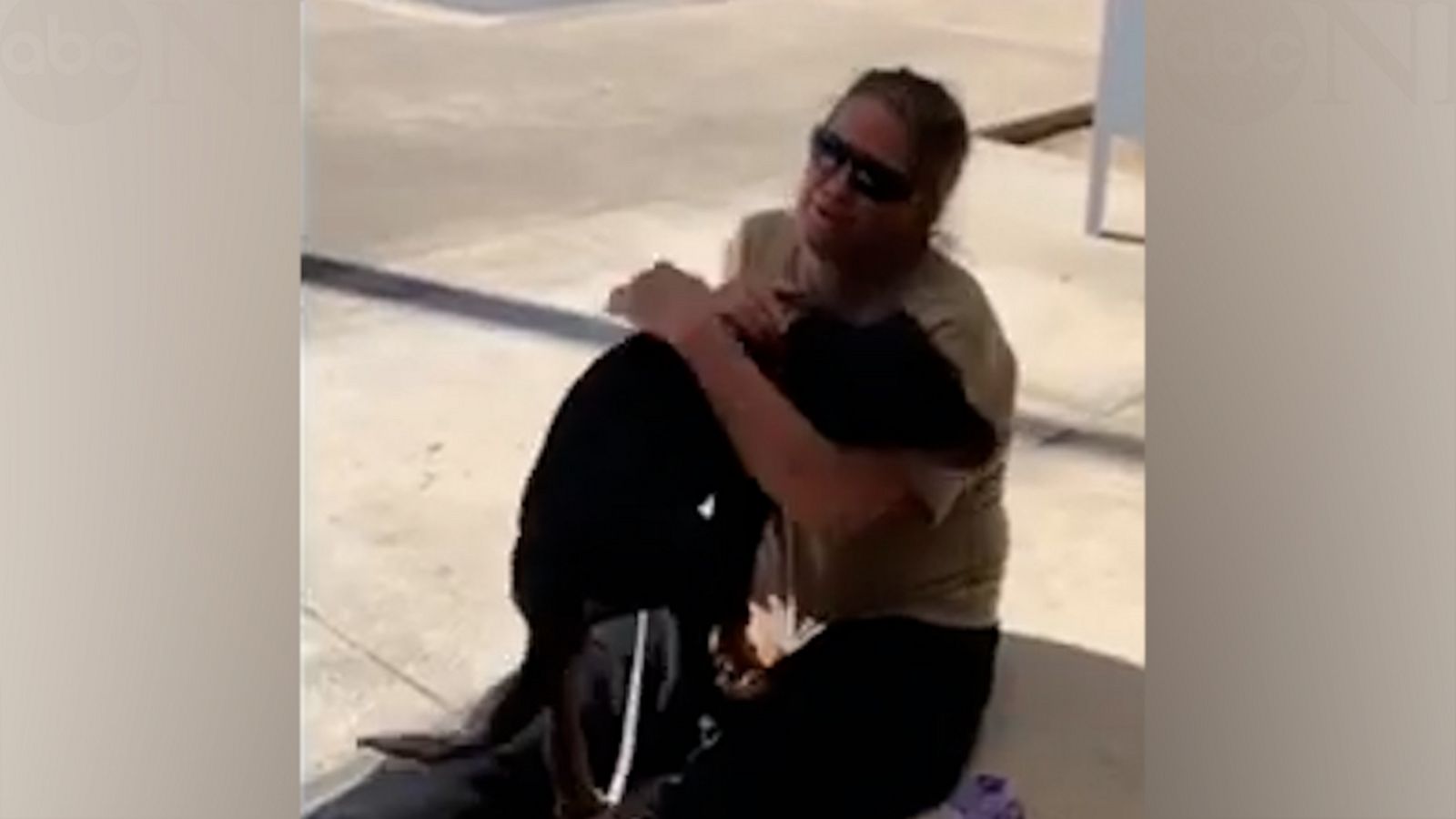 VIDEO: This is the emotional moment a stolen dog reunited with her owner