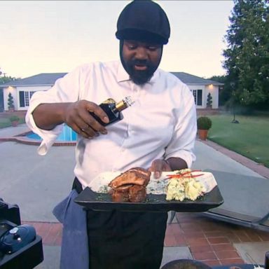 VIDEO: Gregory Porter cooks up maple butter glazed baby back ribs