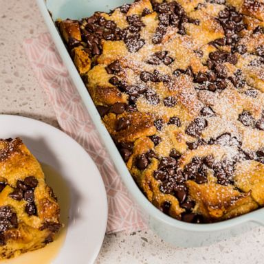 VIDEO: How to make the perfect sweet brunch treat, a Chocolate Chip French Toast Casserole 