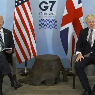 VIDEO: Biden meets with British PM Johnson ahead of G-7 summit