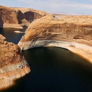 VIDEO: Sunken boats in Arizona's Lake Powell emerge due to megadrought