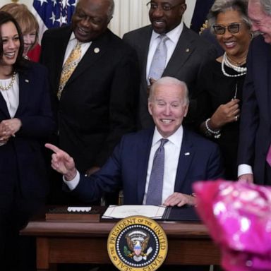 VIDEO: Biden signs bill making Juneteenth a federal holiday