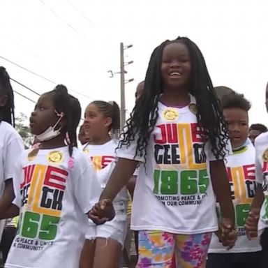 VIDEO: The celebration of the first federally observed Juneteenth