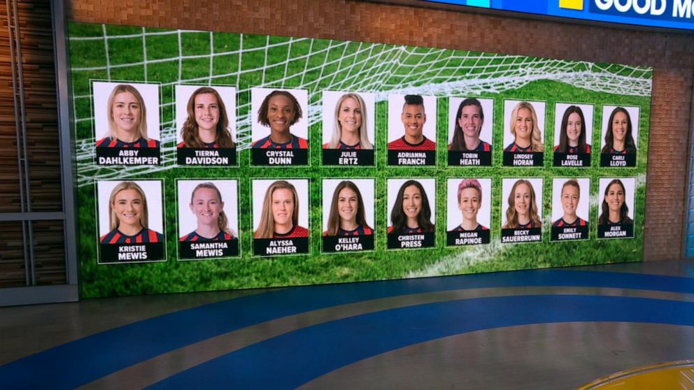 VIDEO: 1st look at the USWNT 2020 Olympics team