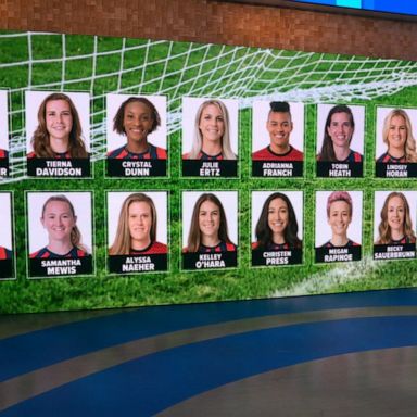 VIDEO: 1st look at the USWNT 2020 Olympics team