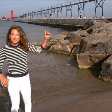 VIDEO: Ginger Zee visits Grand Haven, Michigan