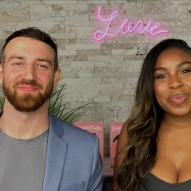 VIDEO: The couple from Netflix’s 'Love Is Blind' share their love advice