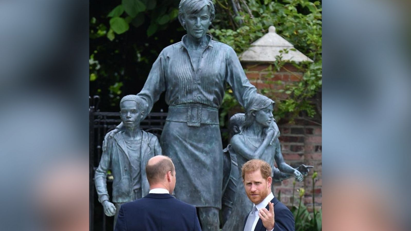 VIDEO: Prince William and Prince Harry unveil statue of their mom Princess Diana