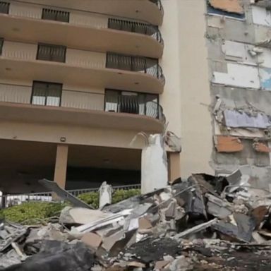 VIDEO: Tropical storm threatens rescue operations in Surfside building collapse