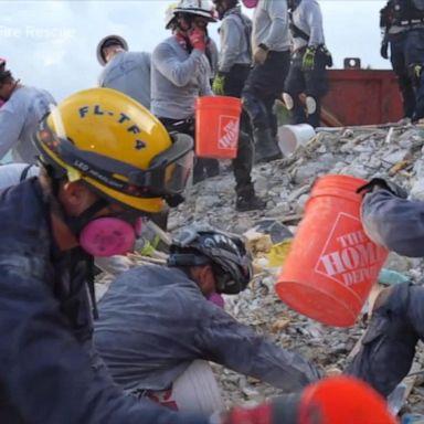 VIDEO: Body of Miami firefighter's daughter recovered in Surfside condo rubble