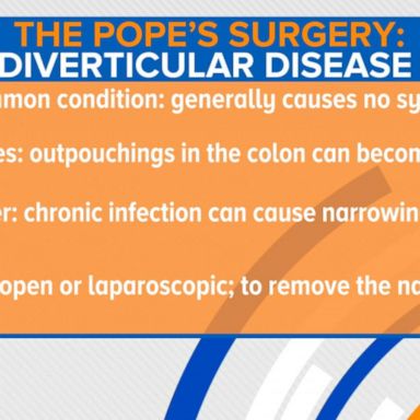 VIDEO: Pope Francis recovering from intestinal surgery