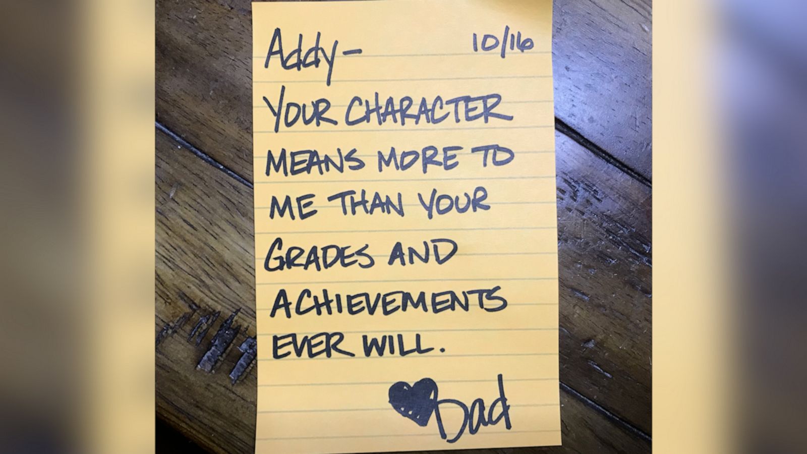 Dad leaves over 600 lunchbox notes to connect with daughter and ease her anxiety  - Good Morning America