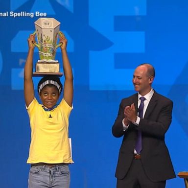 VIDEO: 14-year-old makes history at 2021 Scripps National Spelling Bee