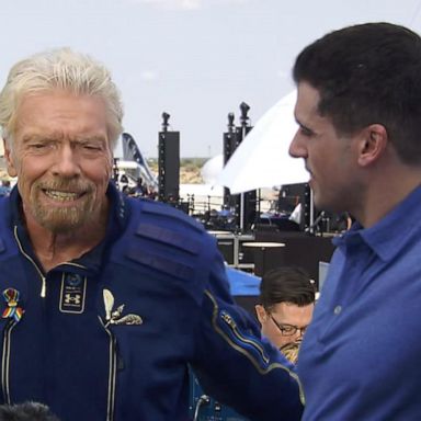 VIDEO: Richard Branson becomes 1st billionaire to fly self-developed mission into space