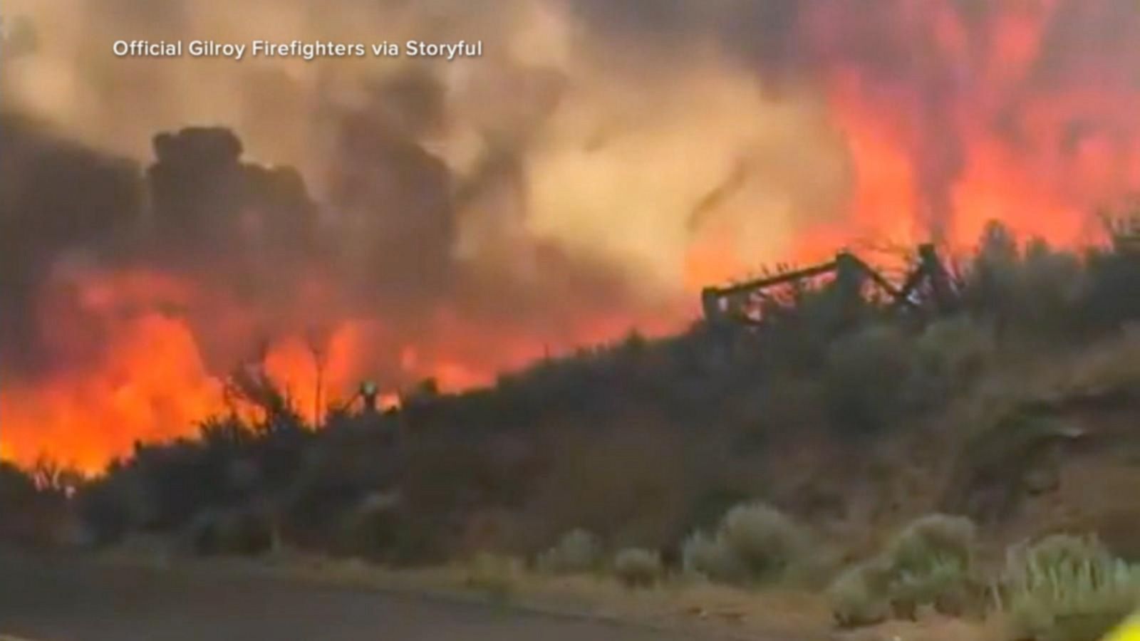 VIDEO: Wildfires fueled by record heat and drought as evacuations continue