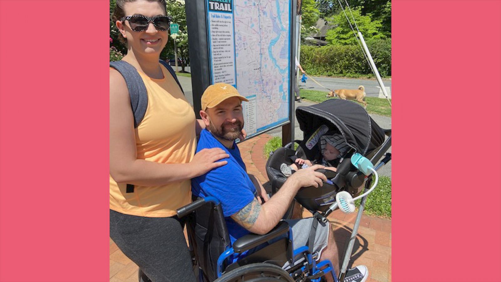 VIDEO: Students create a wheelchair-stroller for teacher’s husband to walk their newborn