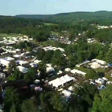 VIDEO: Rise and shine in Massachusetts from Brimfield flea market