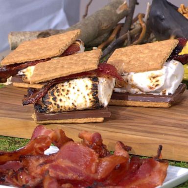 VIDEO: Make chef Leah Cohen’s mapo chili dogs, campfire banana boats and savory s’mores