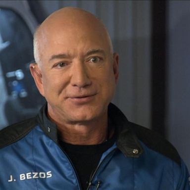 VIDEO: Jeff Bezos speaks out hours ahead of historic trip to edge of space