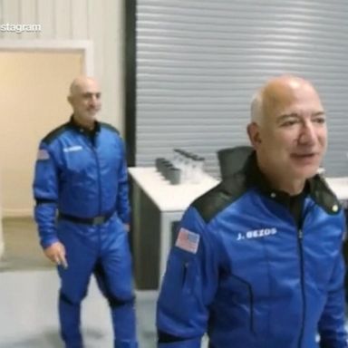 VIDEO: Jeff Bezos, Blue Origin crew prepare for lift off