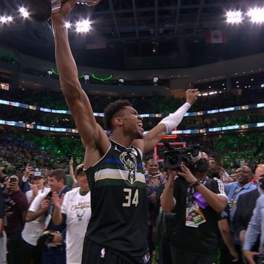 VIDEO: Milwaukee Bucks win 1st NBA title in 50 years