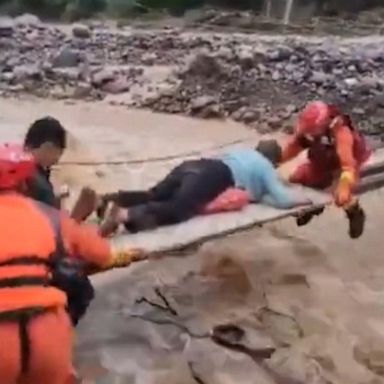 VIDEO: Deadly flooding in China forces hundreds of thousands to flee