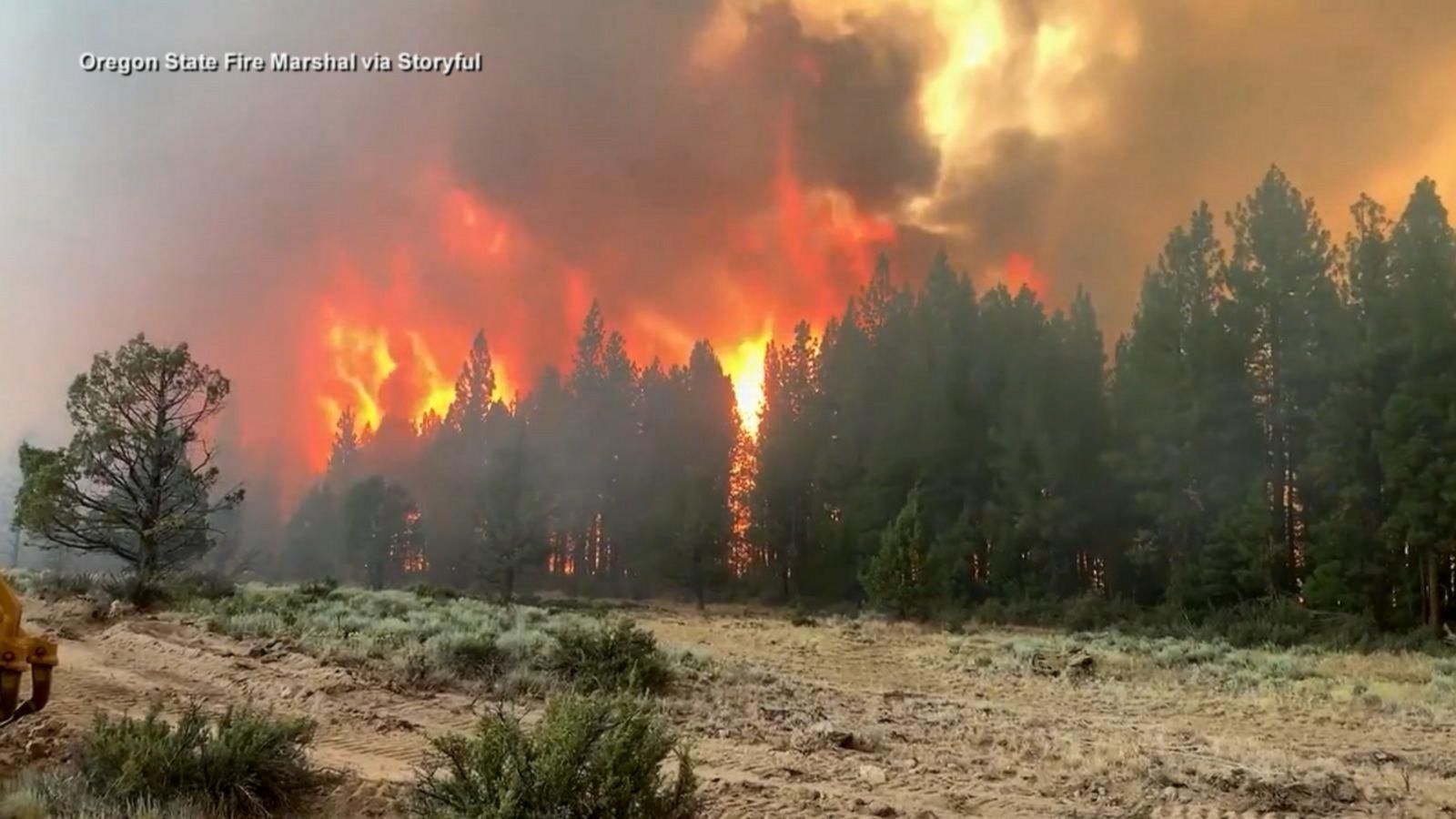 VIDEO: At least 80 large fires continue to burn in parts of the US