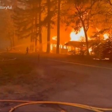 VIDEO: Extreme wildfire forces thousands to evacuate in California 