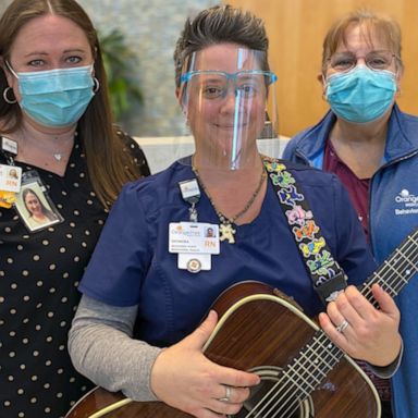 VIDEO: Nurse uses music as medicine to uplift patients