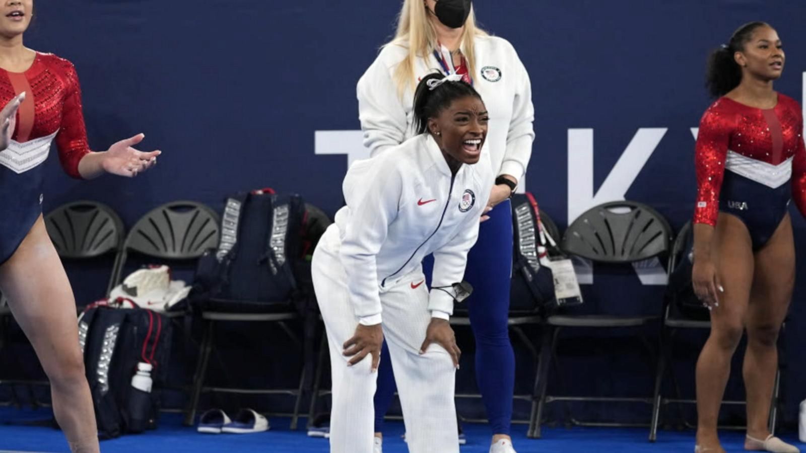 VIDEO: Simone Biles withdraws from individual all-around competition