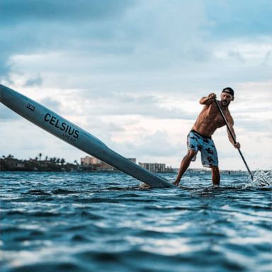 VIDEO: This man is paddling his way to fight for Cystic Fibrosis 