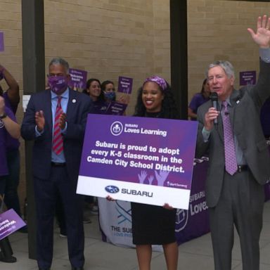 VIDEO: New Jersey teachers surprised with school supplies