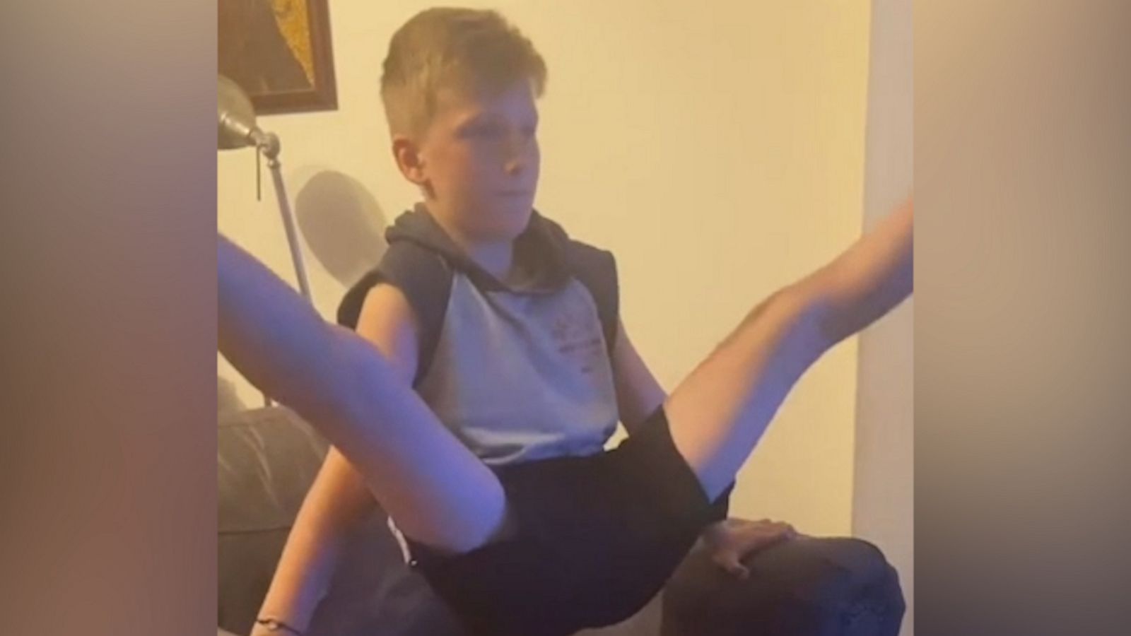 VIDEO: Young gymnast performs living room routine after watching Tokyo Olympics