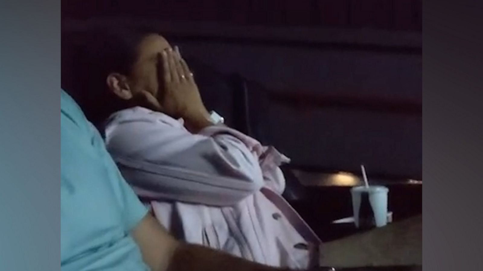 VIDEO: Husband rents movie theater to surprise wife with long-lost wedding video