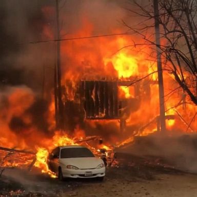 VIDEO: The battle against dozens of wildfires continues on West Coast