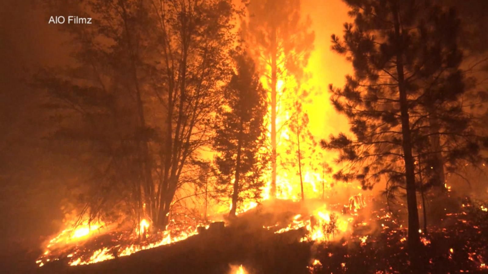 VIDEO: Hundreds of firefighters battle California blazes