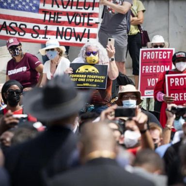 VIDEO: Thousands expected for voting rights 'March on Washington'