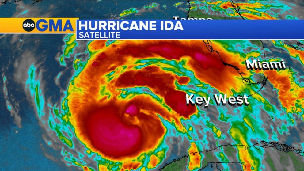Hurricane Ida Expected To Rapidly Intensify As It Heads Toward Gulf Coast Gma