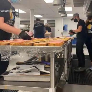 VIDEO: World Central Kitchen brings hurricane relief to New Orleans