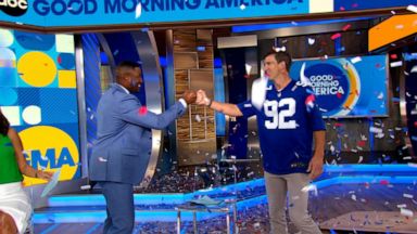 Behind the Scenes from Michael Strahan's Jersey Retirement