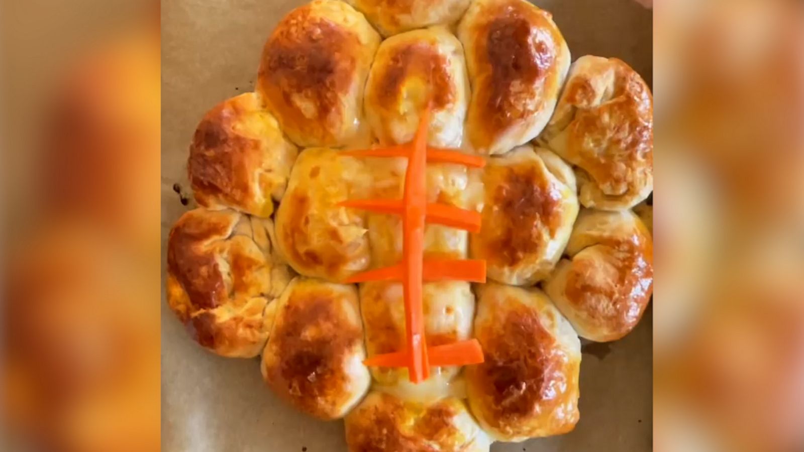 VIDEO: These ‘Buffalo Chicken Football Biscuits’ are perfect for game day