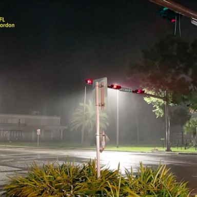 VIDEO: Tropical depression Mindy hits Florida panhandle 